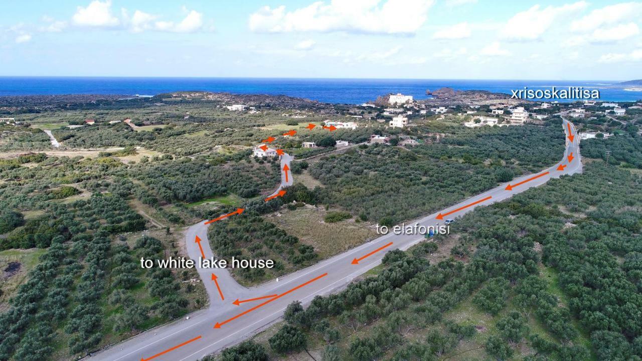 White Lake Holiday House Elafonisi Luaran gambar